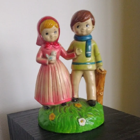 Vintage Boy & Girl BERMAN & ANDERSON INC. Figurine - Picture 3 of 14